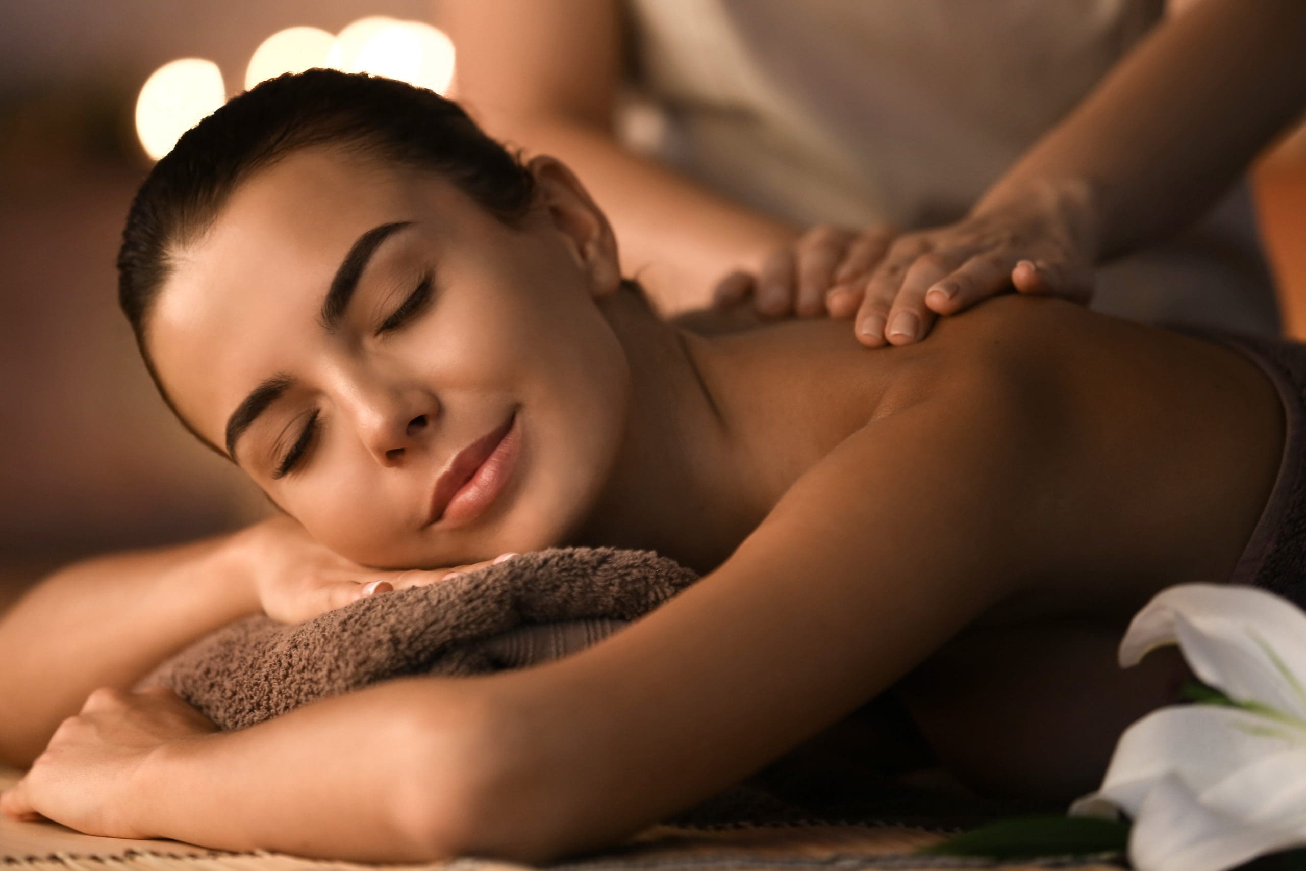 Massage de dos relaxant